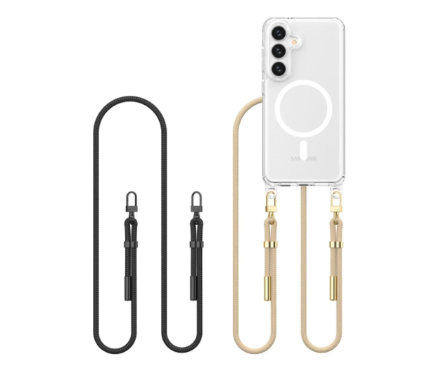 TECH-PROTECT Flexair Chain Magsafe do Samsung Galaxy S25 Black & Taupe 5906302360024 - 1311905 - zdjęcie